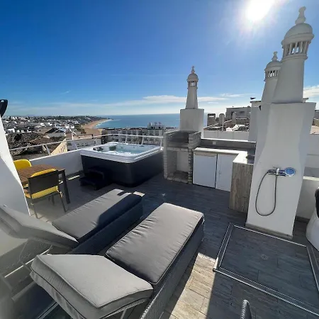 Casa Rooftop Jacuzzi And Magnificent Sea View Apartment Albufeira